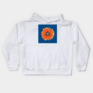 Gazania Acrylic Painting Kids Hoodie